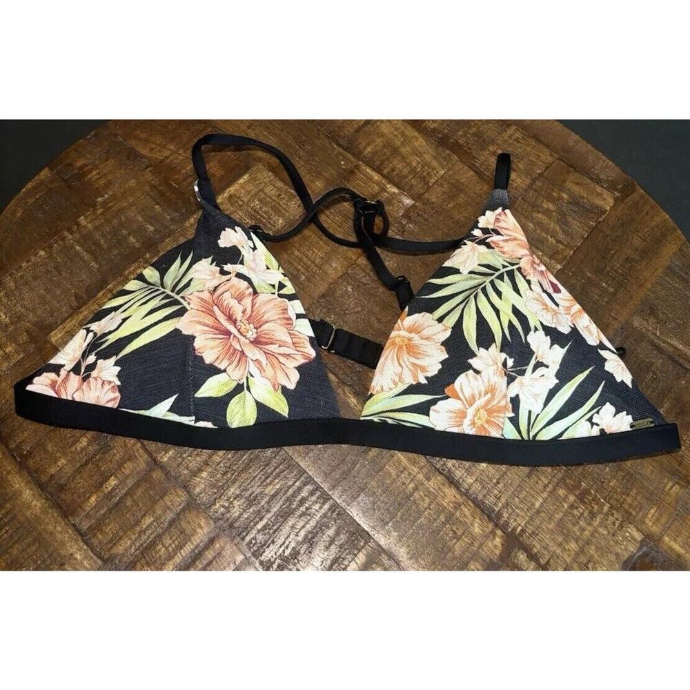 Rip Curl NWT Womens Sol Seeker Black Swim Bikini Tropical Floral Size X-Large - Picture 5 of 16